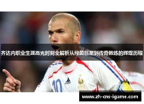 齐达内职业生涯高光时刻全解析从绿茵巨星到传奇教练的辉煌历程 齐达内职业生涯高光时刻全解析从绿茵巨星到传奇教练的辉煌历程